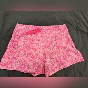 Lilly Pulitzer Pink Floral Shorts (Fola Short)